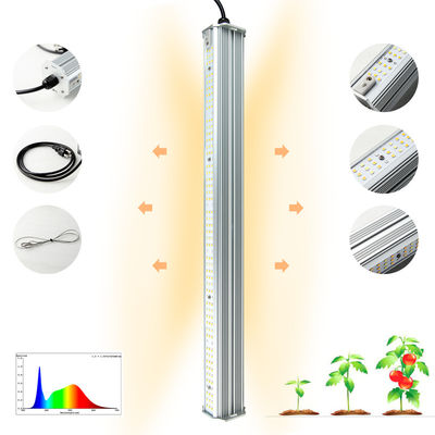 qualidade  4 Feet Professional Double Sided Light Full Spectrum Waterproof LED Hydroponic Tube Grow Light Bar fábrica